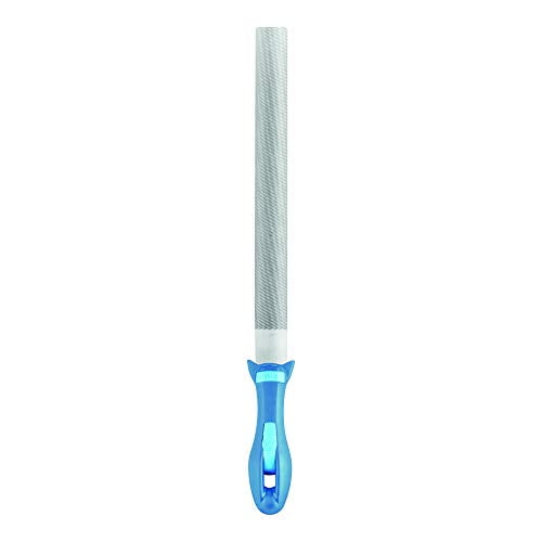 8 Length 7/32 Thickness PFERD Hand File with Handle American Pattern Fine Double Cut 3/4 Width Half-Round 8 Length 7/32 Thickness PFERD Hand File with Handle American Pattern Fine Double Cut 3/4 Width Half-Round